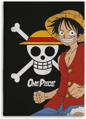 Produktbild von One Piece Monkey D. Ruffy Fleecedecke110x150 cm