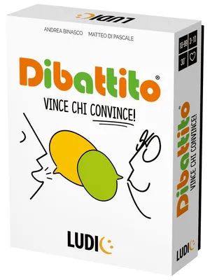 Image de Ludic Dibattito : Le jeu où celui qui convainc gagne. Jeu de société familial
