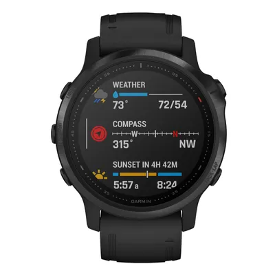 Image de Montre connectée Garmin fenix 6S PRO noire 010-02159-14