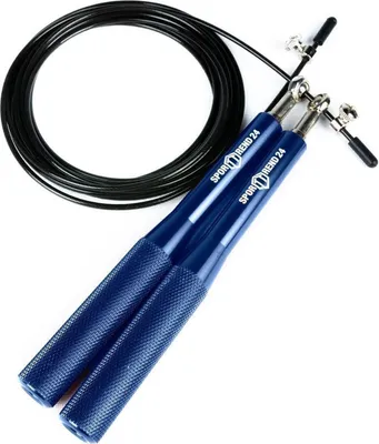 Produktbild von Springseil Speed Rope Sprungseil Hüpfseil Jump Jumping Skipping Training Blau