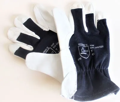 Produktbild von 10 Paar RHINO Leder-Arbeitshandschuhe Gr. 7 …
