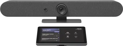 Produktbild von Logitech Rally Bar Mini, 4K Ultra HD, 30 fps, 4x, Graphit