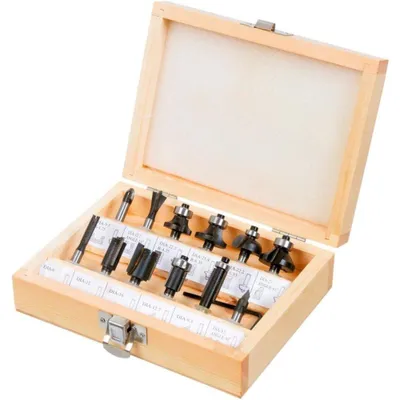 Immagine prodotto di VERTO Frese a forca, gambo 8 mm, set di 12 pezzi.