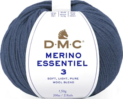 Produktbild von DMC Merino Essentiel-3 – Garn aus 50 % Wolle & 50 %.Polyacryl (Farbe 987)