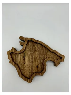 Produktbild von Holz Snack Schale Teller Bowl Box in Form von Mallorca Palma Ballermann Malle