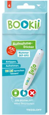 Produktbild von 504 BOOKii® Aufnahme-Sticker neutral Paket 4, Nr. 367-870