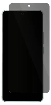 A screen protector is shown on top of a smartphone.