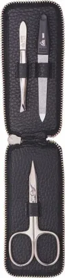 Produktbild von Erbe Solingen Maniküre-Etui mit Reißverschluss in Schwarz (3-teilig)