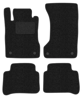 Productafbeelding van Velours automatten voor Mercedes W211 4Matic 2003-2009 (sedan/stationwagen) – 4-delig, antraciet, op maat – Wielganizator ANTHRA