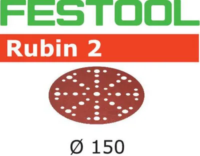 Produktbild von Festool 50x Rubin Schleifscheiben STF D150/48 P80 RU2/50 - 575188