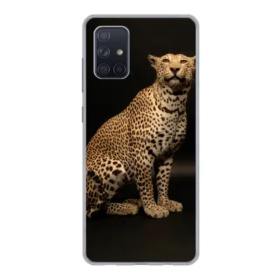 Produktbild von MuchoWow® Handyhülle Schutzhülle Hülle für Samsung Galaxy A51 Leopard - Tiere - Fleck Silikon Softcase Handy Hülle - Schutzabdeckung