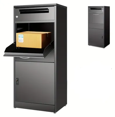 Produktbild von Paketbriefkasten - Paketbox - Briefkasten - Paketfach - Zustellbox - Größe: 50 x 36,5 x 114 cm