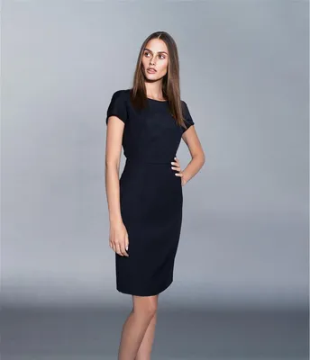 Produktbild von HECHTER PARIS Corporate Kleid Tailored Modern Fit Schwarz 52