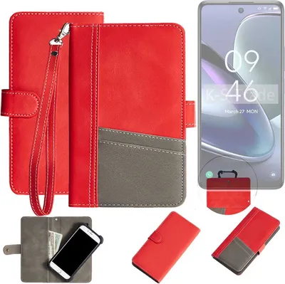 Produktbild von K-S-Trade Handy Schutzhülle für TCL 50 5G Hülle Portemonnee Brieftasche Klapphülle Kartenfächer Flip Wallet Case Etui