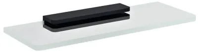 Produktbild von Sapho Glasablage 300mm, Schwarz/Klarglas