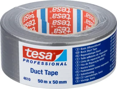 Immagine prodotto di Adesivo per tessuti Tesa. 50m x 50mm argento 04610