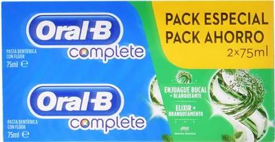 Immagine prodotto di LOTTO COMPLETO RISCIACQUO DENTI + SBIANCANTE 2 x 75ml
