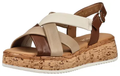 Productafbeelding van Gabor 82.743 dames sandalen - bruine riemsandalen, nieuw