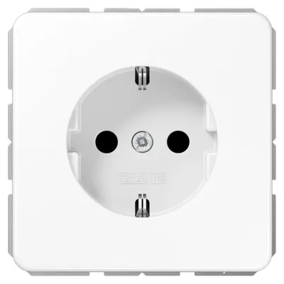 Productafbeelding van JG SCHUKO stopcontact CD1520KIWW met verhoogde aarding / alpinwit
