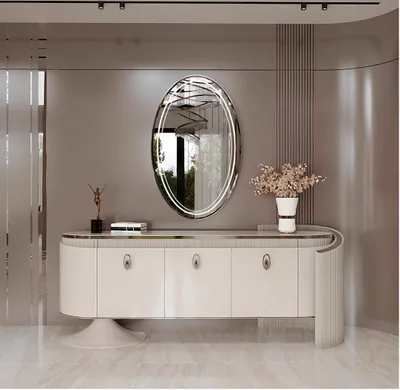 Immagine prodotto di Elegante consolle con specchio per interni moderni