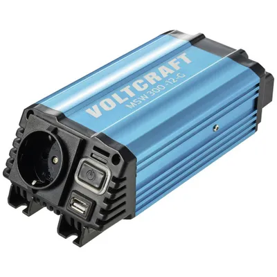Productafbeelding van VOLTCRAFT Omvormer MSW 300-12-G, 300 W, 12 V/DC - 230 V/AC, omvormer met gemodificeerde sinusgolf