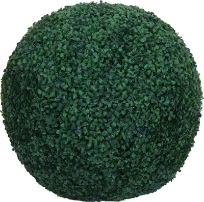 Image de Arbuste artificiel HWC-O96, boule de buis plante décorative boule de buis plante artificielle Buxus, Outdoor, polyéthylène Ø 53cm