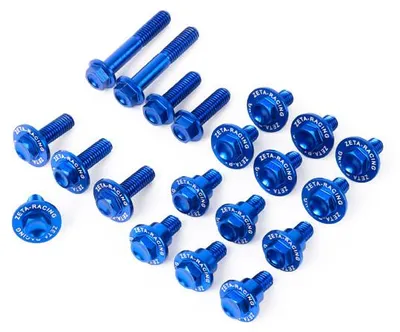 Immagine prodotto di Set bulloni in plastica Alu Ze88-5446 - Zeta Racing