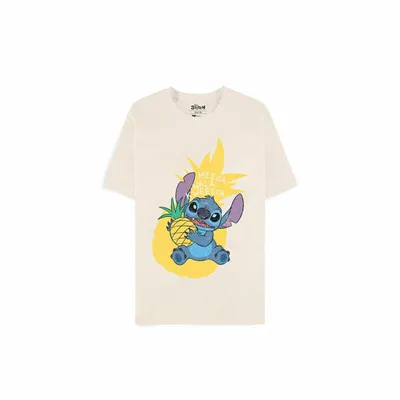 Produktbild von Stitch T-shirt mit Ananas - weiß  XL