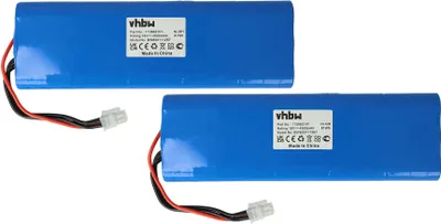 Produktbild von vhbw 2x Akku Ersatz für Husqvarna 112862101, 1128621-01/6, 112862101/6, 1128621-01, 1128621016, 1192119010 für Rasenmäher (4500mAh 18V NiMH)