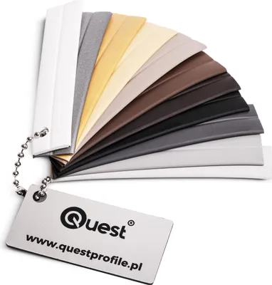 Produktbild von QUEST Weichsockelleiste Musterset 800-10, mehrfarbig