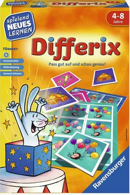 Produktbild von Ravensburger Spielend Neues Lernen Konzentrations- und Legespiel Differix 24930
