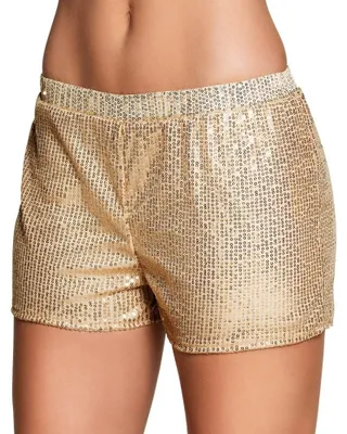 Productafbeelding van Boland 8712026018700, Carnavalspak broek, Volwassenen, Dames, Goud, Maat M, Effen kleur