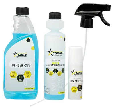 Produktbild von Winter-Set – 500 ml Scheibenenteiser bis -30 °C, 50 ml Schlossenteiser, 250 ml Scheibenwaschkonzentrat bis -60 °C