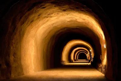 Produktbild von Papermoon VLIES Fototapete, Digitaldruck,  Visuell dynamischer Tunnel (1007)