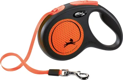 Produktbild von flexi New NEON, Gurt, M: 5 m, neonorange