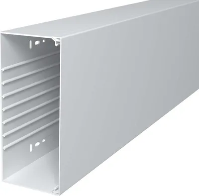 Immagine prodotto di 2 metri Tubo parete+soffitto con Obert. 100 x 230 mm, PVC - Canalina 100x230mm RAL9010 WDK100230RW