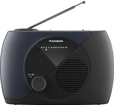 Image de Radio FM portable THOMSON RT350 - Fonctionne sur secteur ou sur piles - Tuner FM