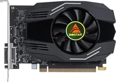 Produktbild von Biostar GeForce GT1030, GeForce GT 1030, 4 GB, GDDR4, 64 Bit, 2100 MHz, PCI Express x16 4.0