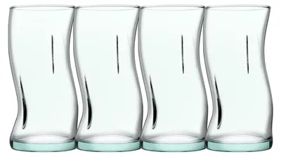Image de Verres à cocktail, verres à long drink, set de 4 verres à boire - Amorf, 440 ml - Idéal pour les cocktails et les long drinks,