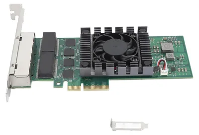 Produktbild von 4 Port PCIE X4 Netzwerkkarte 100/1000bps High Speed ​​für Intel I211 Chip Gigabit Adapter Industrieumgebungen