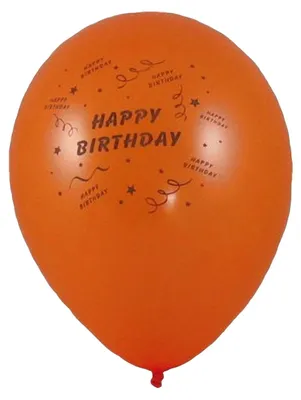 Produktbild von 100x Luftballons 'Happy Birthday' Ø 250 mm Größe 'M'
