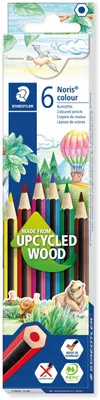 Image de 10 crayons de couleur Noris 185 C6 Noris colour 6  100 % PEFC