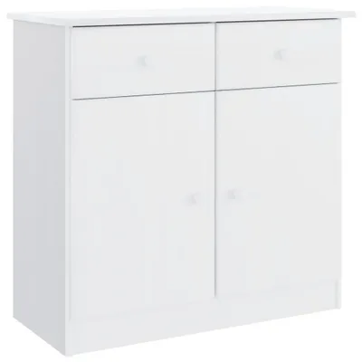 Produktbild von Sideboard ALTA Weiß 77x35x73 cm Massivholz Kiefer