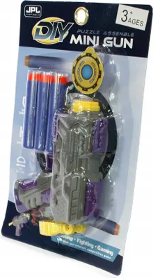 Produktbild von Mini Spielzeugpistole Schaumstoffpfeile Blaster Klein Handlich 3 Softdarts für Kinder