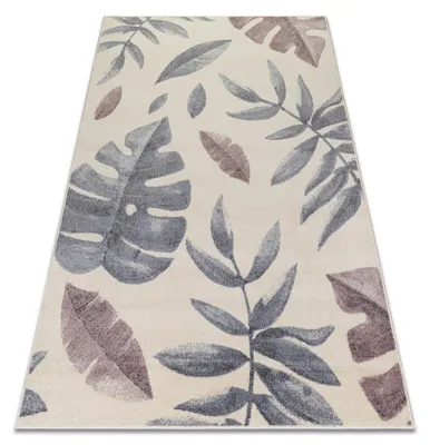 Produktbild von Teppich HEOS 78428 creme / rosa Blätter Monstera beige 190x270 cm