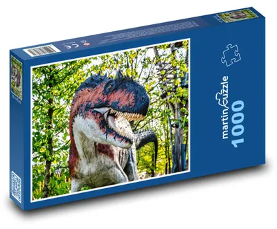 Produktbild von Puzzle 1000 Tyrannosaurus in Wilder Natur - martinpuzzle