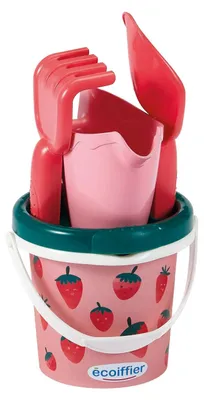 Produktbild von Ecoiffier Erdbeer-Strand-Set, 4-teilig.