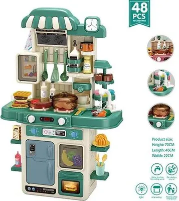 Produktbild von Meine erste kleine Küche mit 48 Zubehörteilen, Licht und Ton