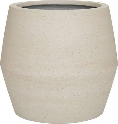 Produktbild von Pottery Pots aus Keramik, beige-grau, Durchmesser 36 cm, Höhe 32 cm, Öffnung 25 cm