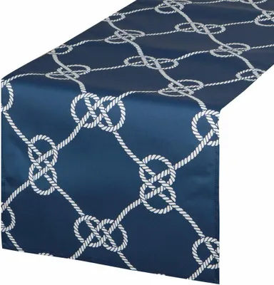 Produktbild von Eurofirany Tischläufer GARDEN 40x140 cm blau-weiß Tischdecke